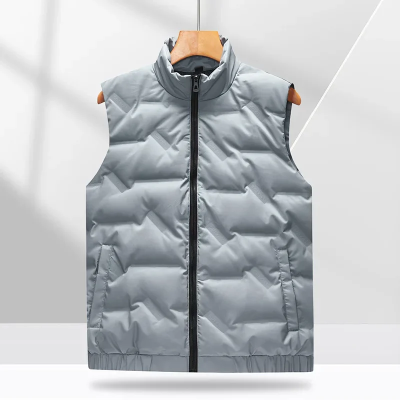 

Roupas Masculinas модные повседневные стильные хлопковые жилеты утолщенная теплая мужская одежда пальто высокого качества удобная молния без рукавов