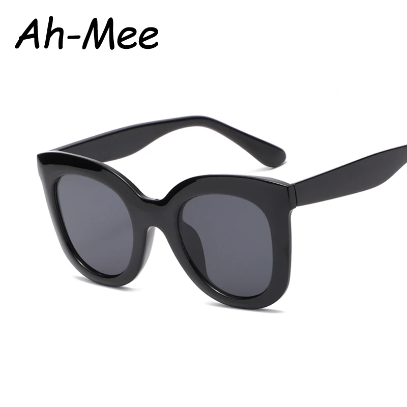 نظارات واقية خمر النساء القط العين النظارات الشمسية إطار سميك تصميم نظارات شمسية UV400 القيادة الكلاسيكية البني الأسود النظارات