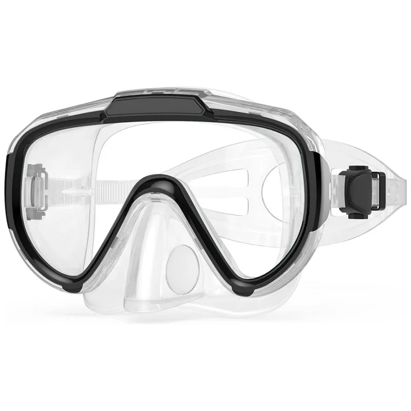 Diving goggles Tempered glass Liquid silicone goggles Snorkeling full mask New diving goggles Adult