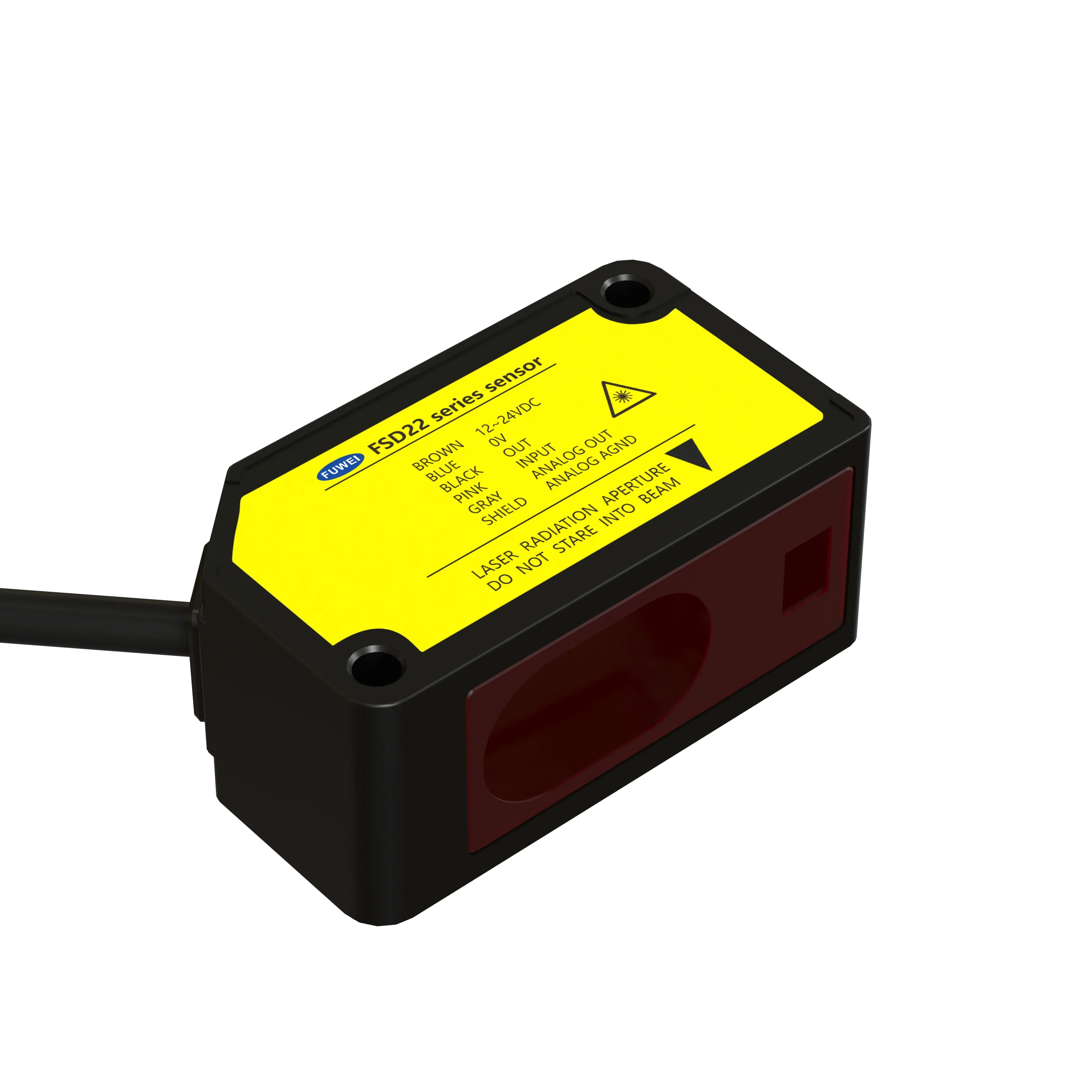 

FSD22-30P-UI 4-20mA0-5 High Precision 0.01mm Digital Display Laser Displacement Distance Thickness Measurement Sensor