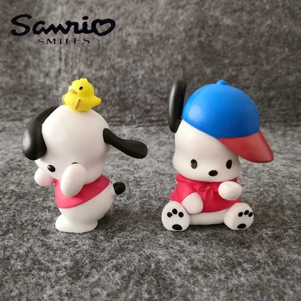 Pachacco 5Cm Figurka Sanrio Anime Kawaii Doll Diy Cake Etui na telefon Udekoruj akcesoria Zabawki Prezenty Dekoracja samochodu Prezenty dla dzieci