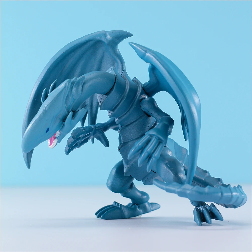​ Autêntico Yu-Gi-Oh! Dragão branco de olhos azuis e portão guardião Time Wizard e Kuriboh PVC figura de ação articulada colecionável ​   Brinquedo