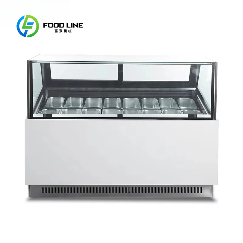 Customized size commercial ice cream display cabinet refrigerator cabinet counterrefrigerator cabinet