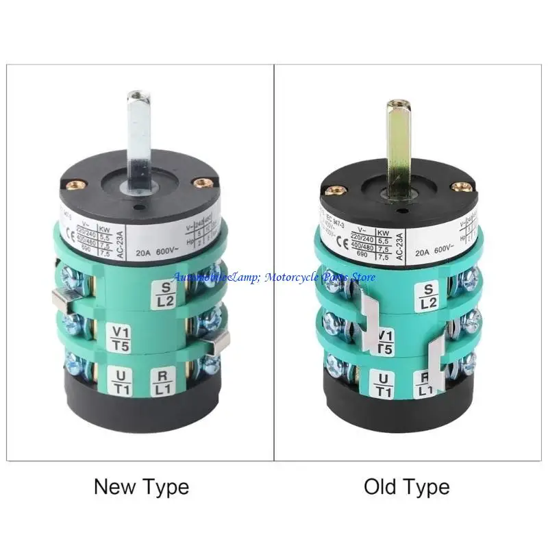 

H7BD Tire Motor Motor Starting обратные переключатели 32a для 220 В/380 В с управлением педалями