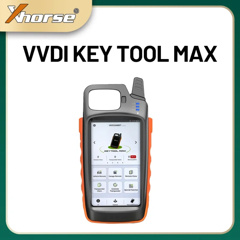 

Xhorse VVDI Key Tool Max Multi-Language Remote Programmer with Free Renew Cable