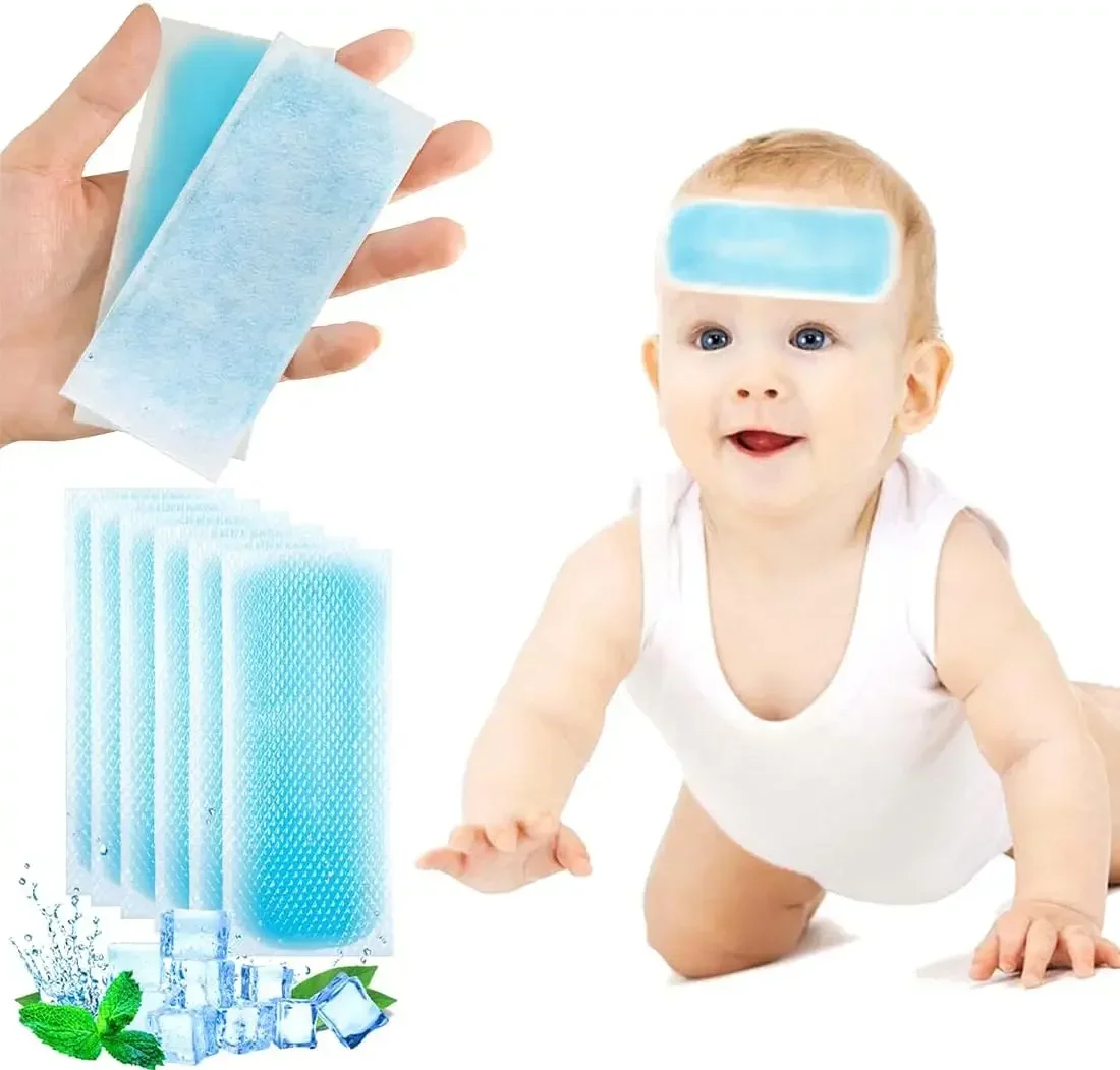 

Cooling Fever Patches for Relief, Headache & Discomfort, Safe for Kids and Adults