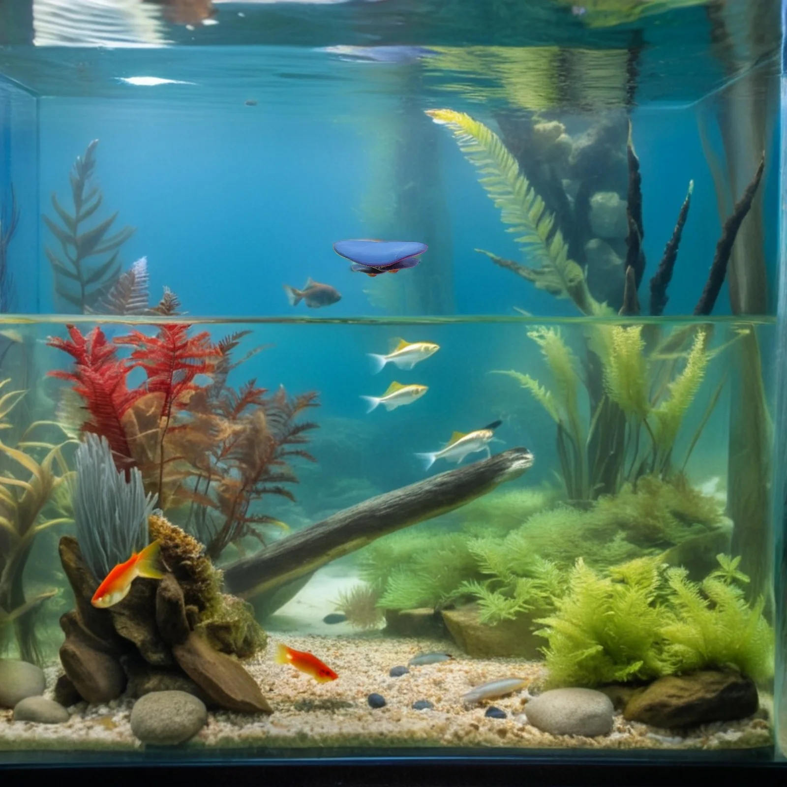 2 قطعة خزان الفطر زخرفة نابض بالحياة الجنية الفطر ديكور لحوض السمك الزواحف تررم أبو بريص السلاحف مخبأ ملحق الموئل