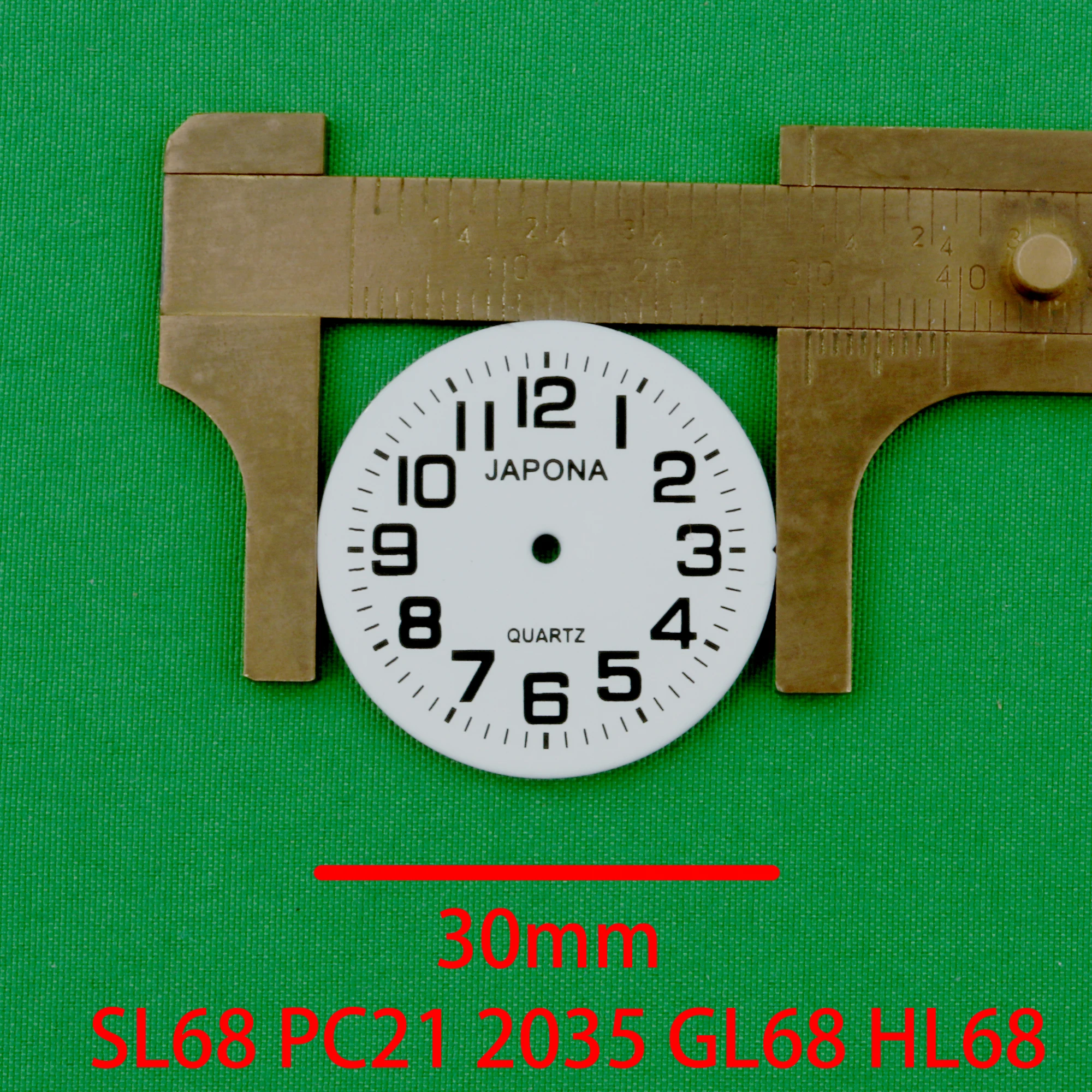 watch dial 30mm for 2035 movement sl68movment pc21movment pc20movement gl68 movement 3CM dial for miyota 2035 movement