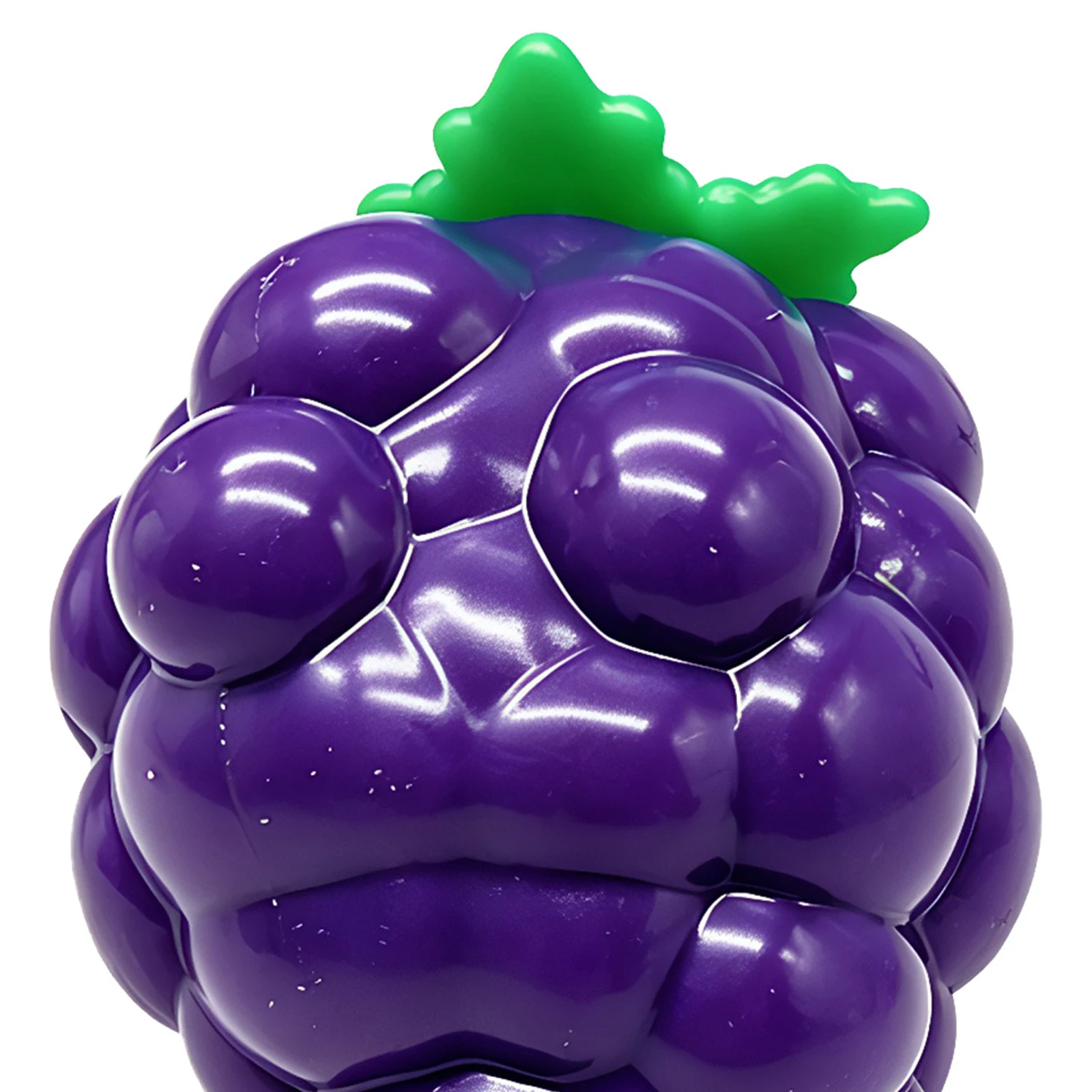Slow Rebound Squeeze Ball Purple Grape Brick Surface Texture Sensory Pinch Tension Relief Toy