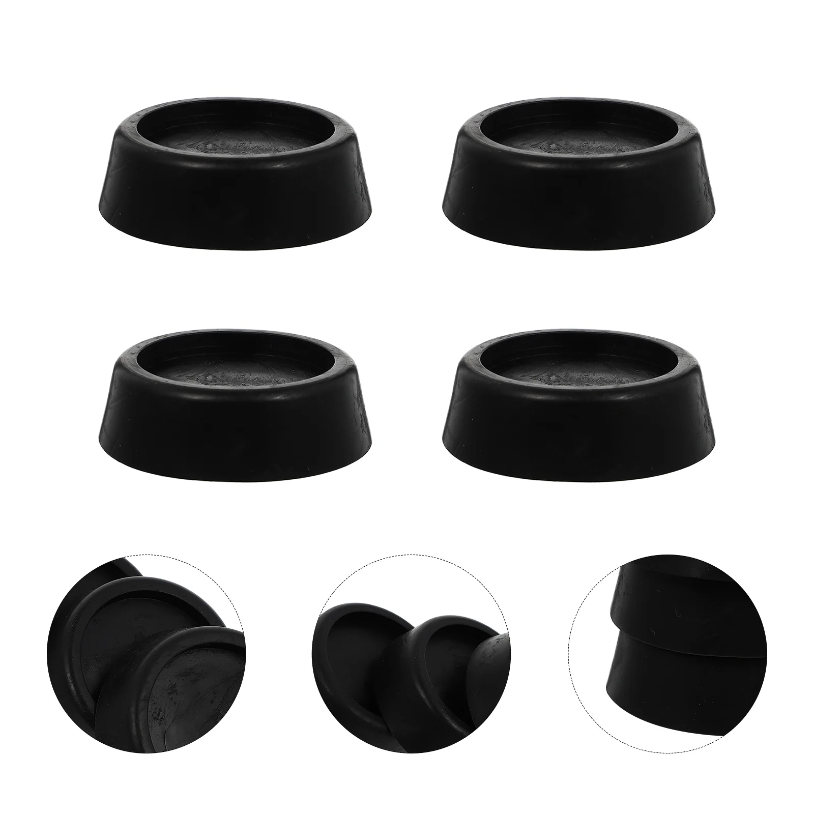 4 Pcs Fridge Mat Soaker Pads Washer Cushion Household Anti Vibration Refrigerator