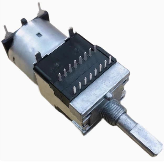 RK168 4-connection 16-pin can be used for Anqiao old amplifier volume motor carbon film potentiometer 100KBX4