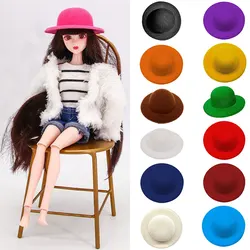 25 Style New Mini Pink Party Hat For 1/6 Doll Accessories Miniature Headgear Small Cap For 30cm Doll Children Toy Christmas Gift