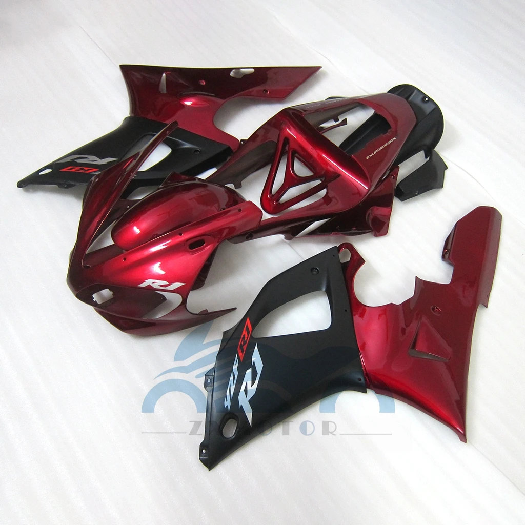 Motorcycle BodyKit For YAMAHA 2000 2001 YZFR1 Injection Fairing Kit YZF-R1 00 01 Road Racing ABS Plasitc Aftermarket Parts Red