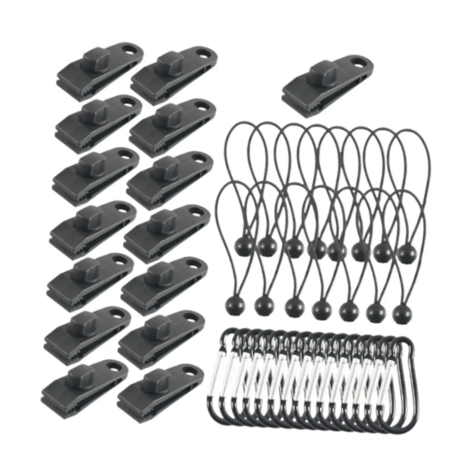 45Pcs Tarp Clips Lock Grips Canopy Clips for Pool Cover Outdoor Canopies