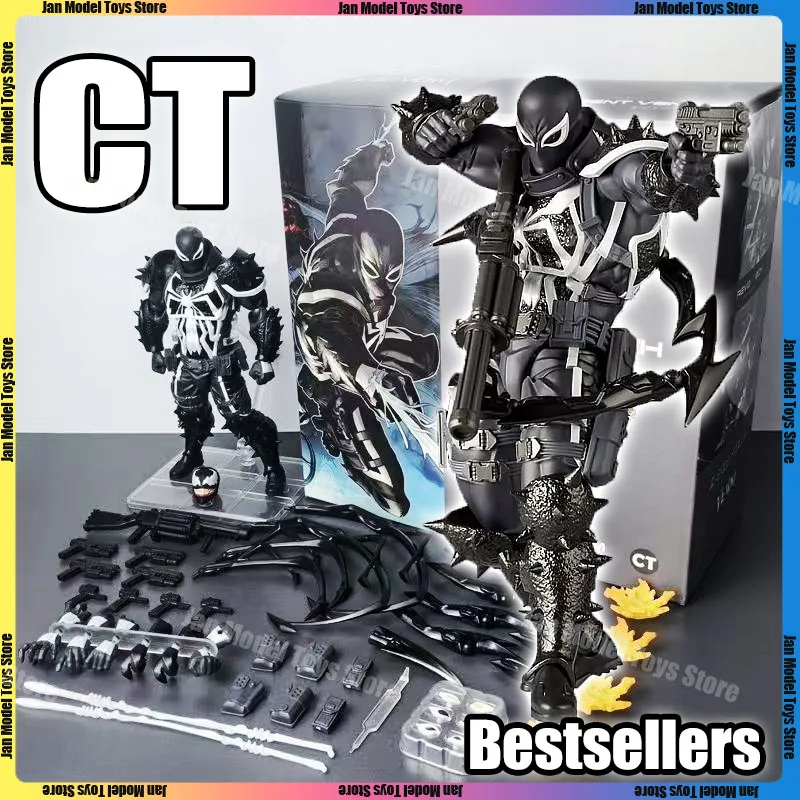 

In Stock Ct Toys Spiderman Agent Venom Agent Anti Venom Amazing Yamaguchi Spider-Man Anime Action Figure Figurine Gifts Toys