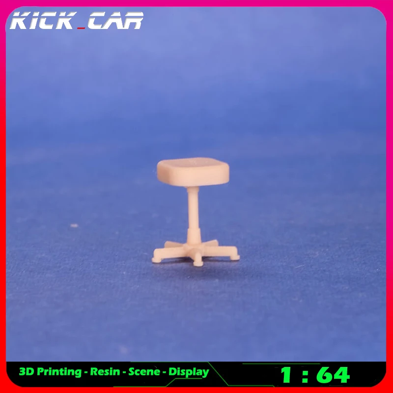 Kickcar 1/64 Work Table Set Model Car Diorama Uncolored Resin Garage Scene Repair Tools Decoration Simulation Scene Toy