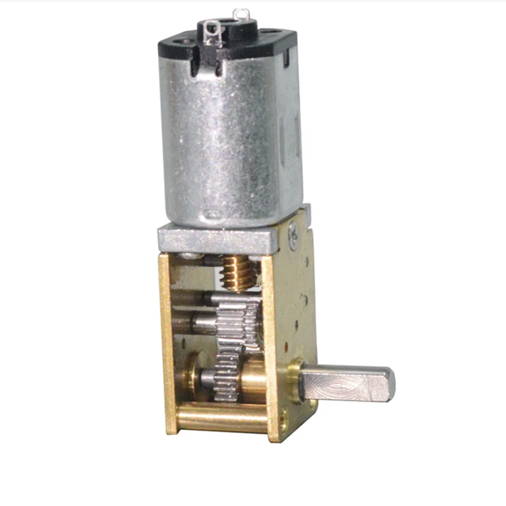

Slow Speed High Torque Engine Diy Robot1218-n20 3v 6v 12v Single/dual Shaft All Metal Micro Worm Gear Motor 4rpm-381rpm