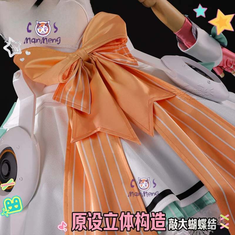 Disfraz de Cosplay de Aria ZZZ Zenless Zone Zero, Vestido Lolita, Accesorios, Zapatos, Peluca, Alas, Halloween, Carnaval, Uniforme Nuevo de Alta Calidad