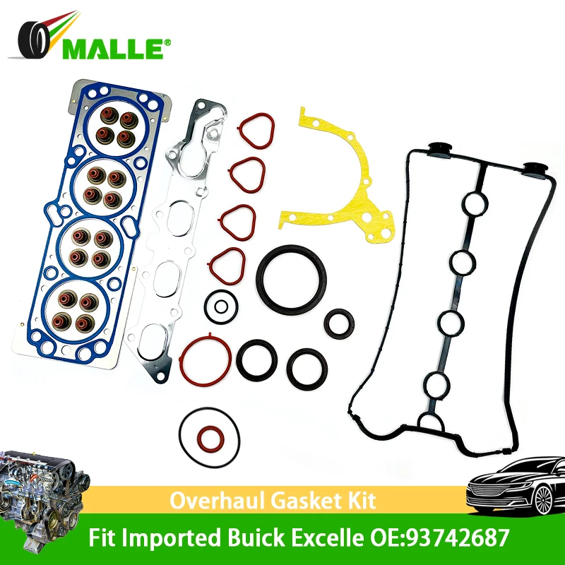 

Auto Parts Full Gasket Kit For Buick Excelle 1.6 Daewoo Chevrolet Aveo Cruze Lanos 1.6L Pontiac Engine Car Accessories 93742687