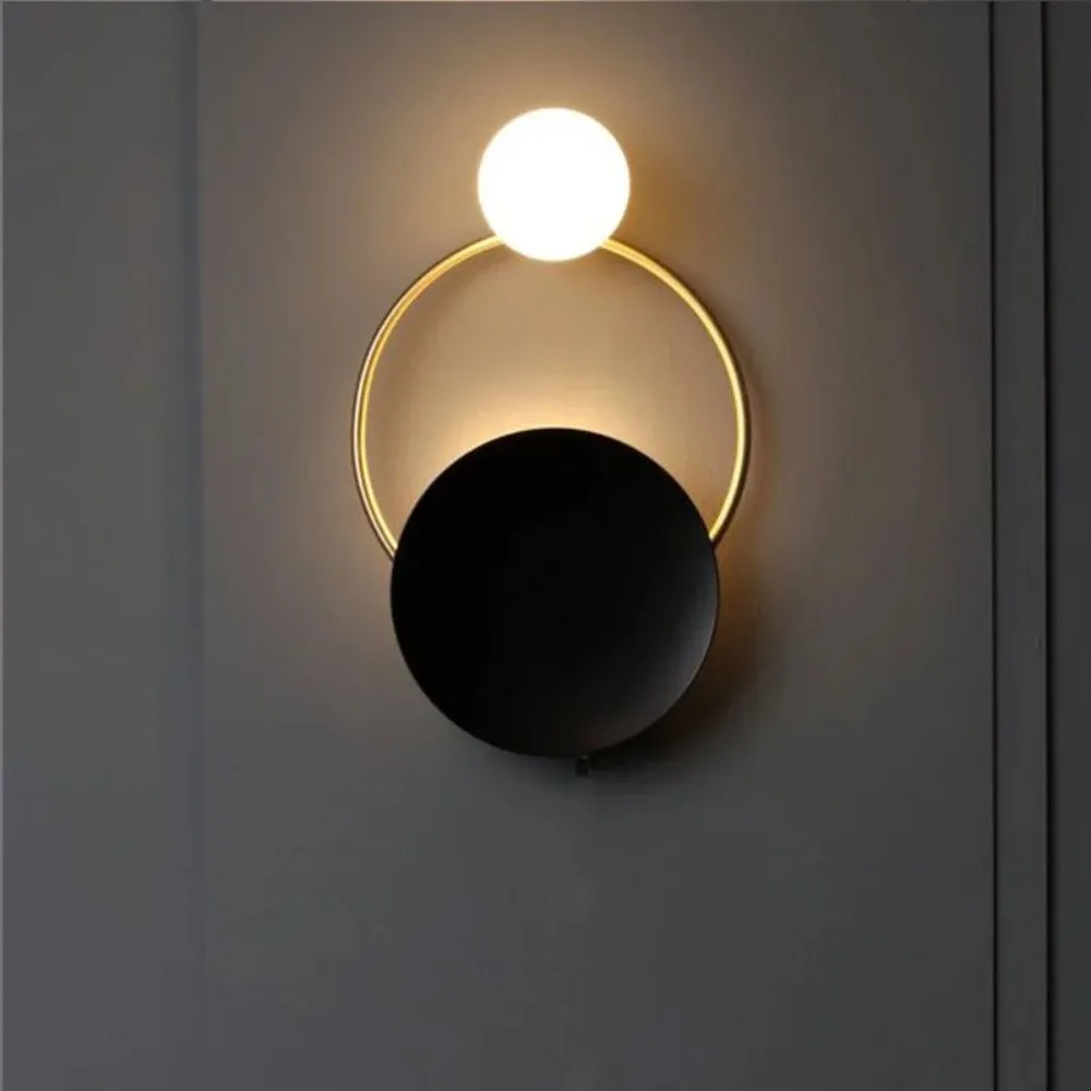 Nordic Apply Led Wall Lamp Mirror The Wall Stickers Design for Dressing Table Bedside Bathroom Lighting Home Decor Indoor Sconce