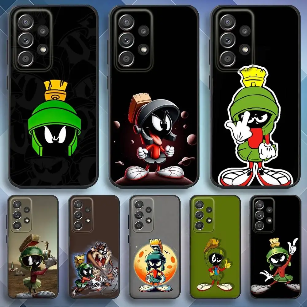

Cartoon M-Marvin Martian Phone Case For Samsung S25,S24,S21,S22,S23,S30,Ultra,S20,Plus,Fe,Lite,Note,10,9,5G Black Cover