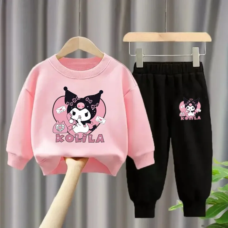 2026 Herbst Winter Neuer Stil Mädchen O-Ausschnitt Pullover+Lange Hose 2-Teiliges Set Kinder Mode Trainingsanzug Teenager Kinder Lässiger Trainingsanzug – Detail 3