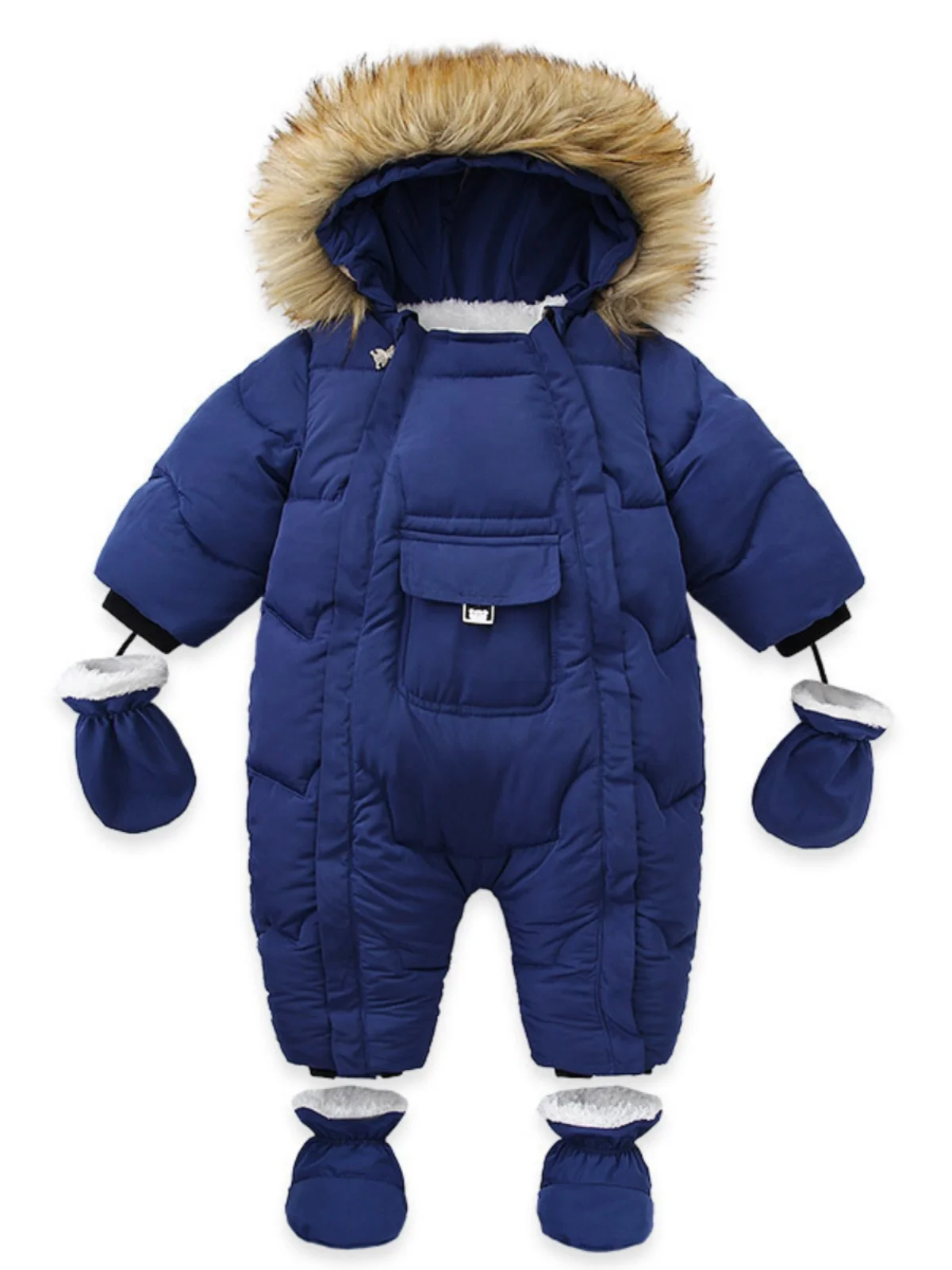 

Thiened Winter Baby Rer Boys Outing Clothes Warm All-in-one Suits Casual Sle Baby Overalls Korean Faion Baby Jumpsuits