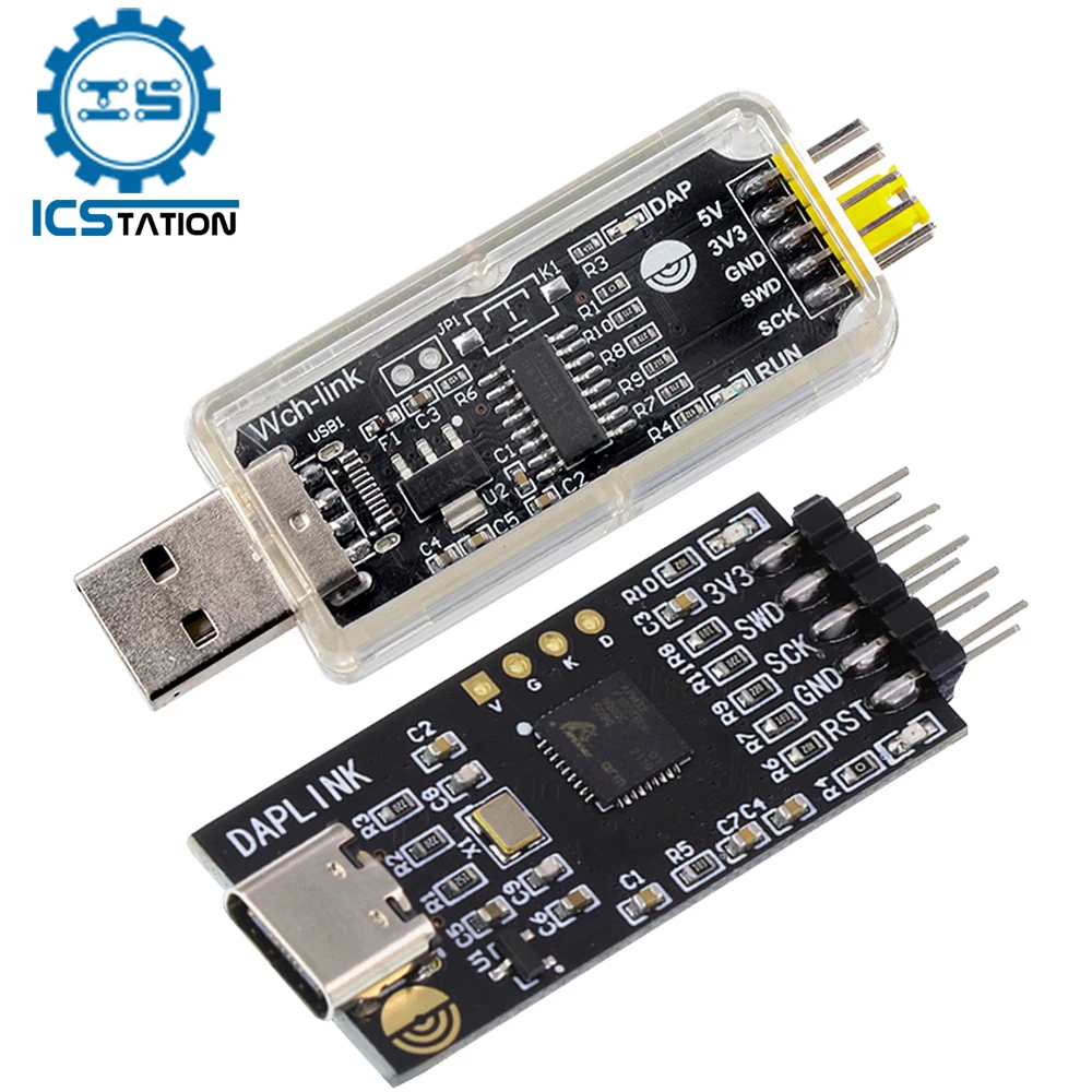 DAPLINK Simulator 3.3V/5V SWD/USB Programmer Downloader Emulator for STM32 Controller Virtual Serial Port