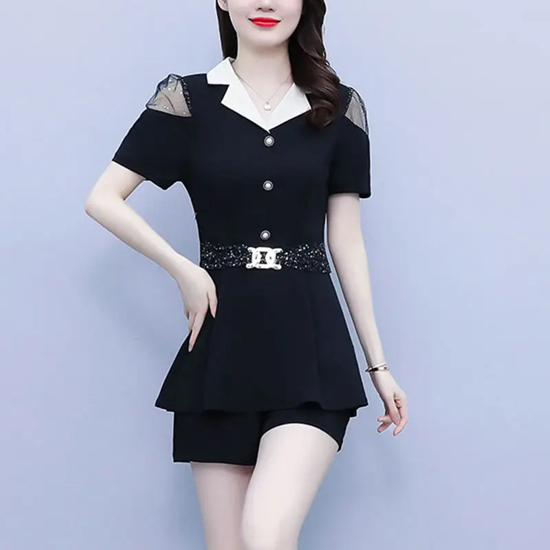 Showcasing Height and Slimming Temperament Fashionable Professional Set 2024 Spring/summer New Fashion Casual Two-piece Set