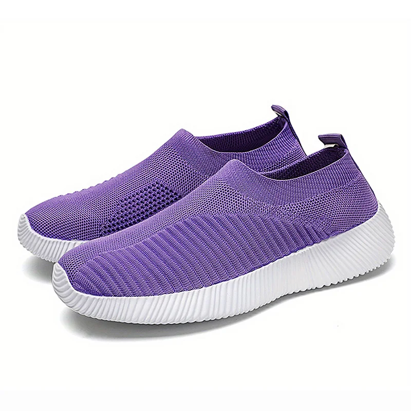 Women Sneakers Slip On Sock Shoes Women Flat Casual Sneaker Women's Sports Shoes Breather Vulcanize Shoes For Women Zapatillas  image 5