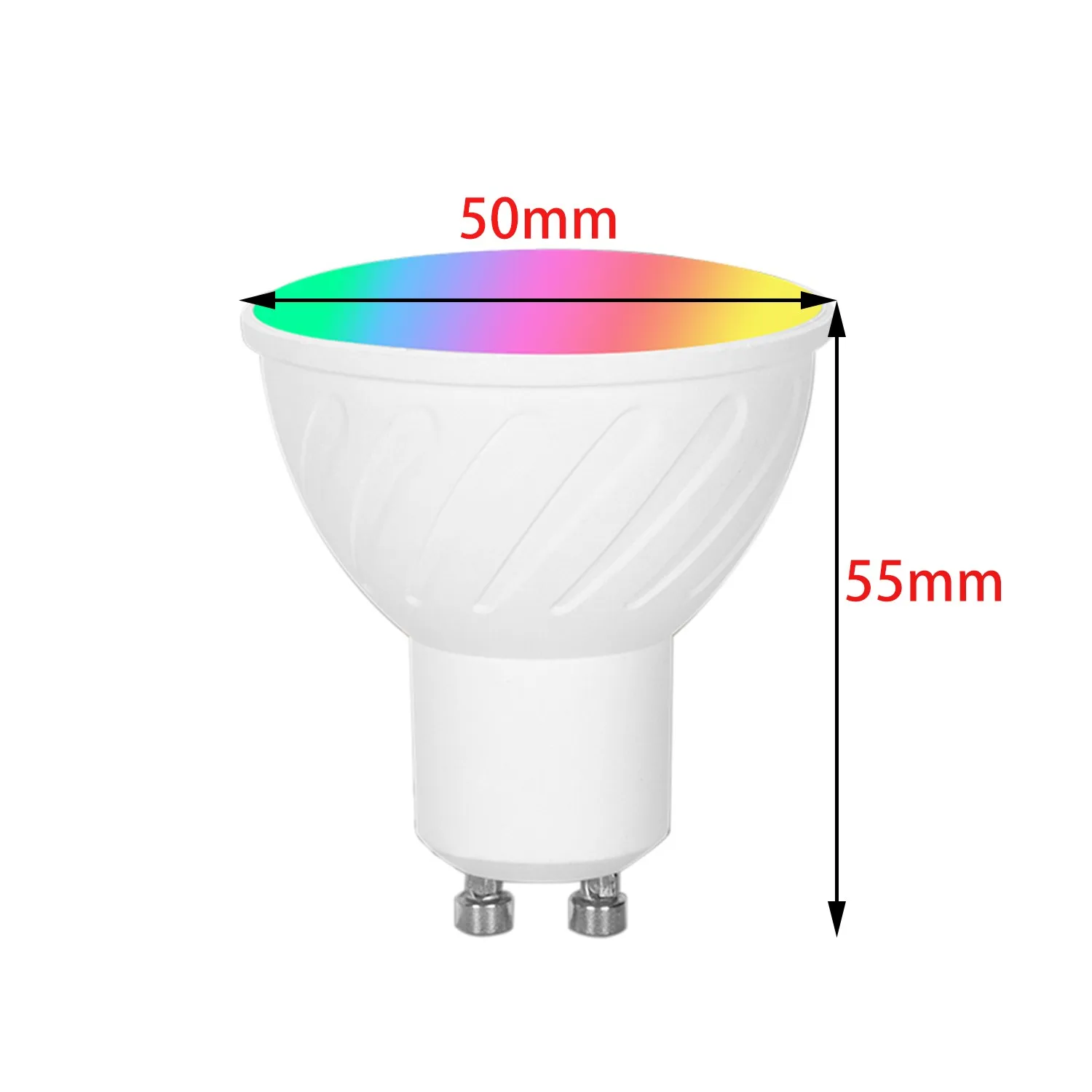 HomeKit faretti LED Smart GU10 WiFi Smart App Dimming RGBCW lampadina Siri Alexa Google SmartThings Alice HA 85-260V 5W