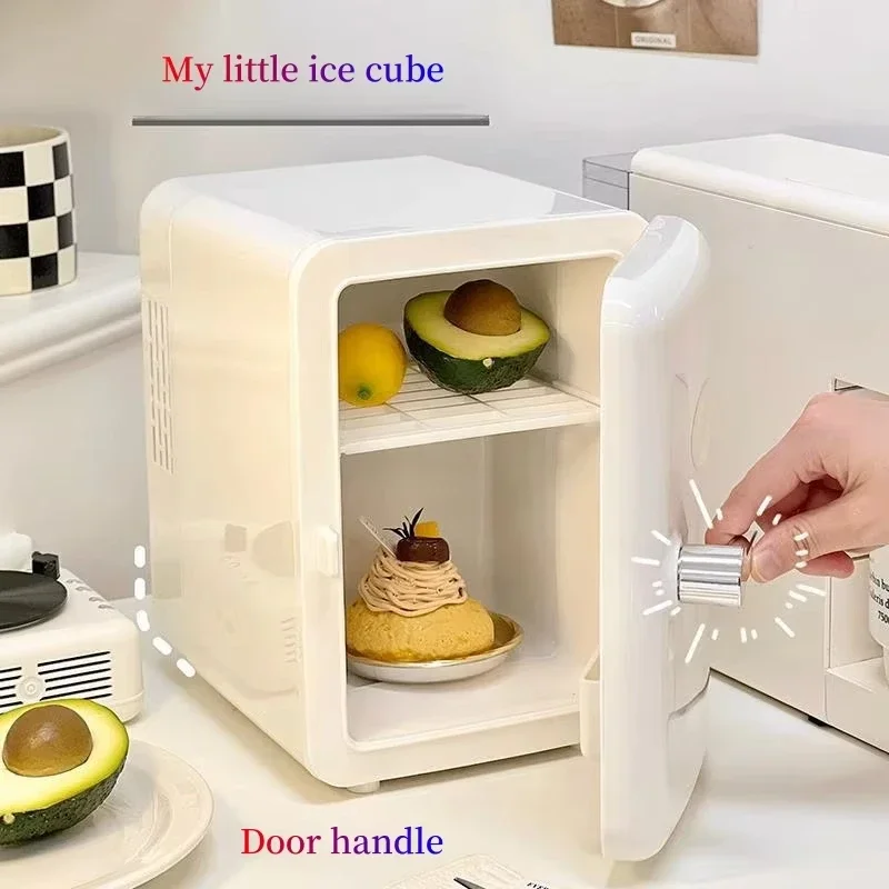 4L Mini Personal Compressor Refrigerator, Portable Cooler and Warmer Refrigerator for Skin Care,Cosmetics,Beverage,Food,Camping
