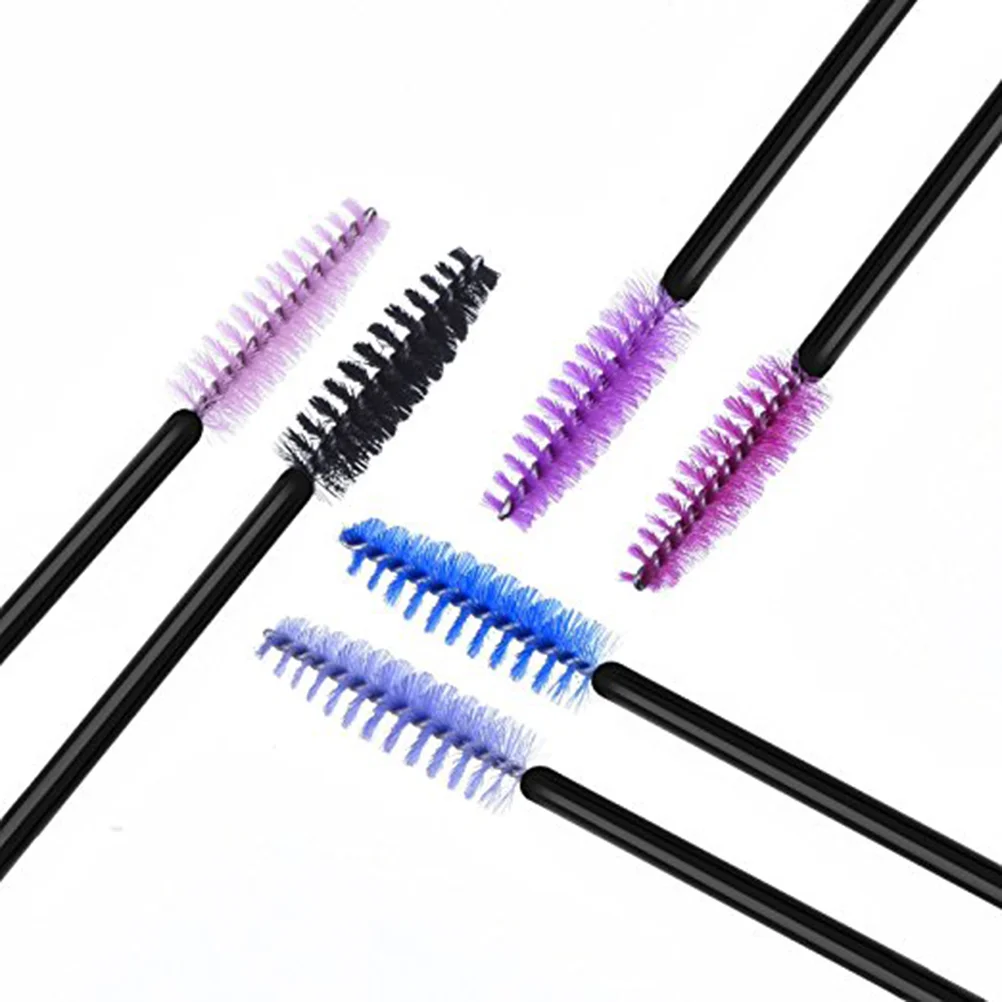 Baguettes de mascara multicolores au poulet, brosse à cils, kit d'applicateurs de maquillage, 300 pièces