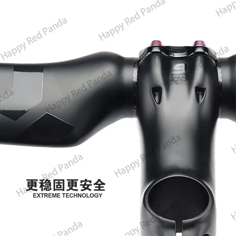 OG-EVKIN BS004 Carbon Fiber Bicycle Handlebar Standing Bicycle Faucet Titanium Alloy Screw 6 Degrees 17 Degrees Standing