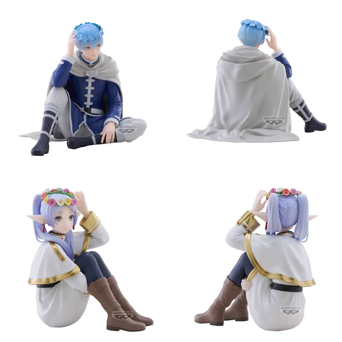 Genuino Disponibile Bandai Beyond Journey's End Espresto-Flower Crown-Frieren Himmel Anime Action Figures Modello Ornamento Ragazzi Giocattoli