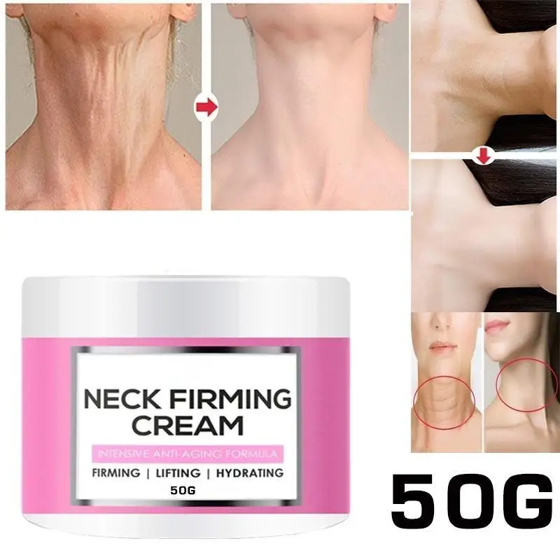 

Neck Firming Cream, Anti Aging Moisturizer for Neck , Double Chin Reducer, Skin Tightening Cream - See Results In 3 Days