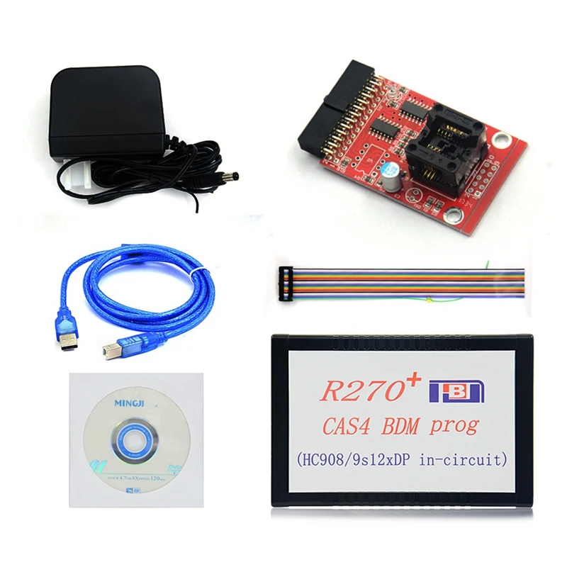 Replacement Spare Parts R270+ V1.20 R270 CAS4 BDM Programmer Professional Key Prog With High Quality US Plug