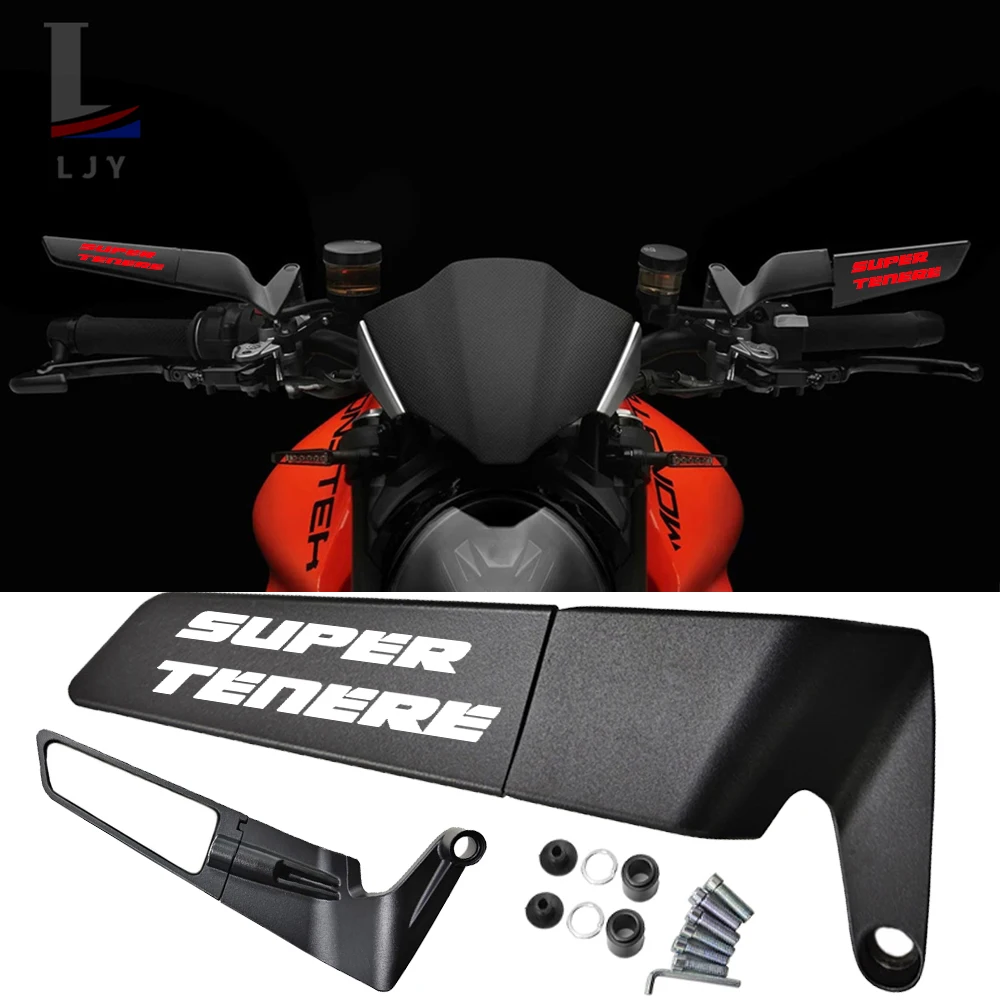 

For YAMAHA TENERE SUPER 700 1200 XT 1200Z 1200XT 600 660 250 ADVENTURE Motorcycle CNC rearview mirror fixed wing