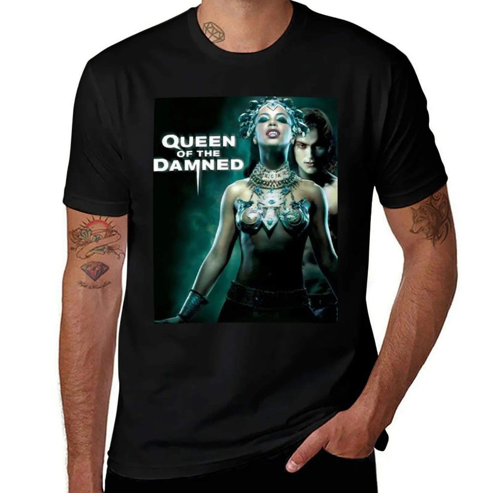 

Queen of The Damned T-Shirt cotton t shirt man essential t shirt man t shirts high quality luxury brand T-shirt