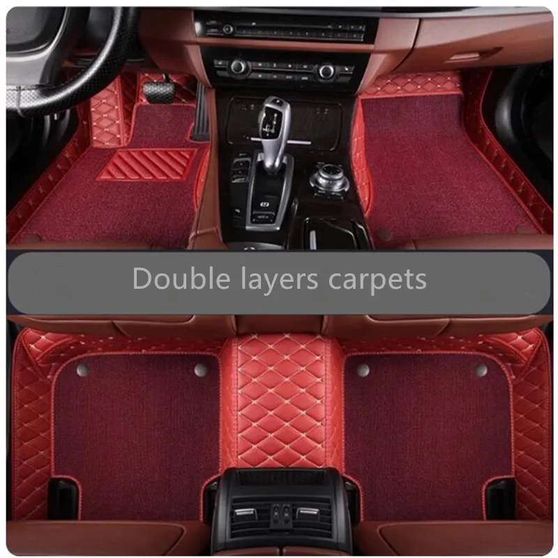 

Специальные автомобильные коврики на заказ для Mercedes Benz GLE 300 350 400 450 580 2026-2020 5-местные коврики высшего качества, двухслойные ковры