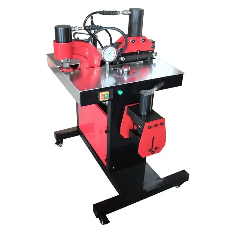 200 Multi-functional Combined Portable Hydraulic Copper Busbar Bending Cutting Punching Machine Busbar Processing Machine