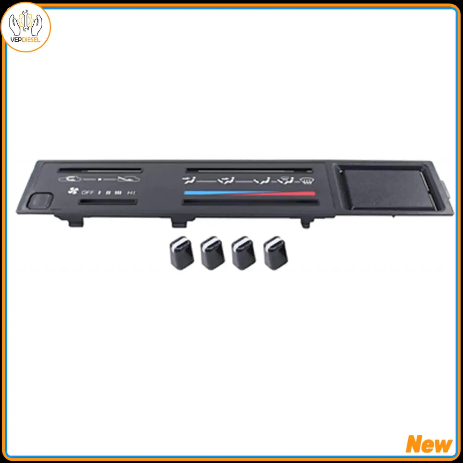 

1pc Bezel Heater Climate Control Faceplate A/C 55519-89143 For Toyota Pickup 4Runner 1984-1989 New Car Accessories