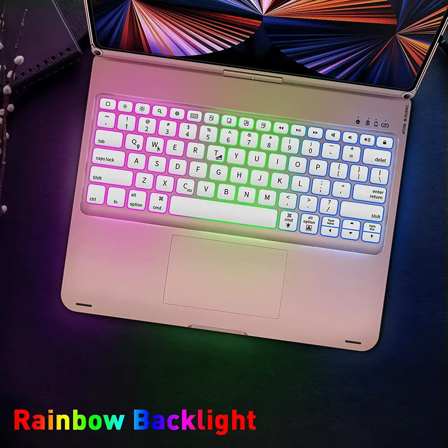 360° Magic Keyboard Case For iPad Air 5th 4th 11 13 M2 M3 iPad Pro 11 12.9 13 Tablet Cover Folio For iPad 11th A16 2025 10th Gen