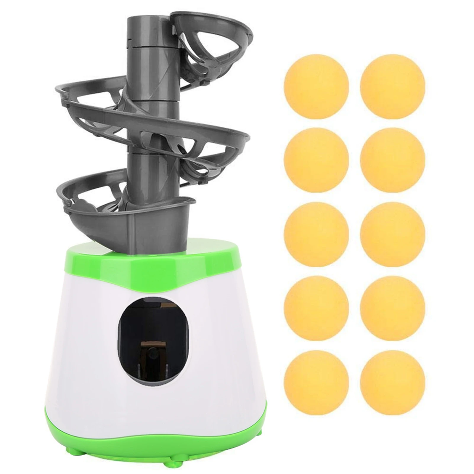 Mini Robot de tenis de mesa con batería AA, máquina de lanzamiento, entrenador, juego deportivo para adultos y niños, regalo, raqueta, pelota de Ping Pong