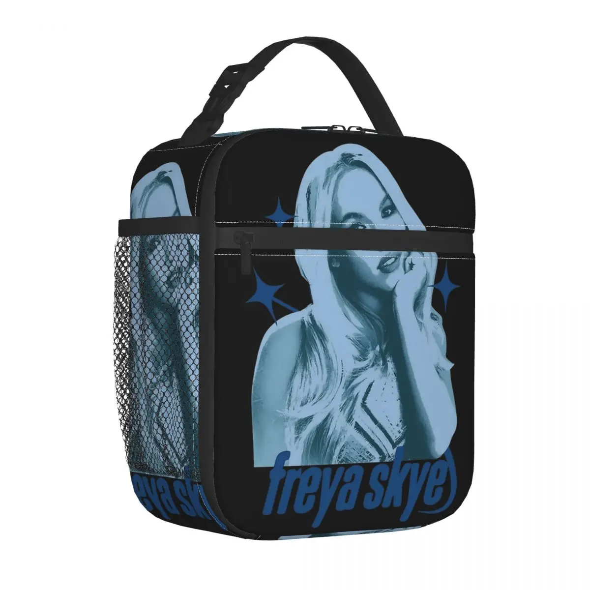 

Изолированная сумка-тоут для обеда Freya Skye, бесшумные аксессуары для лечения, коробка для хранения еды, уникальный дизайн, холодильник, термобокс для бенто