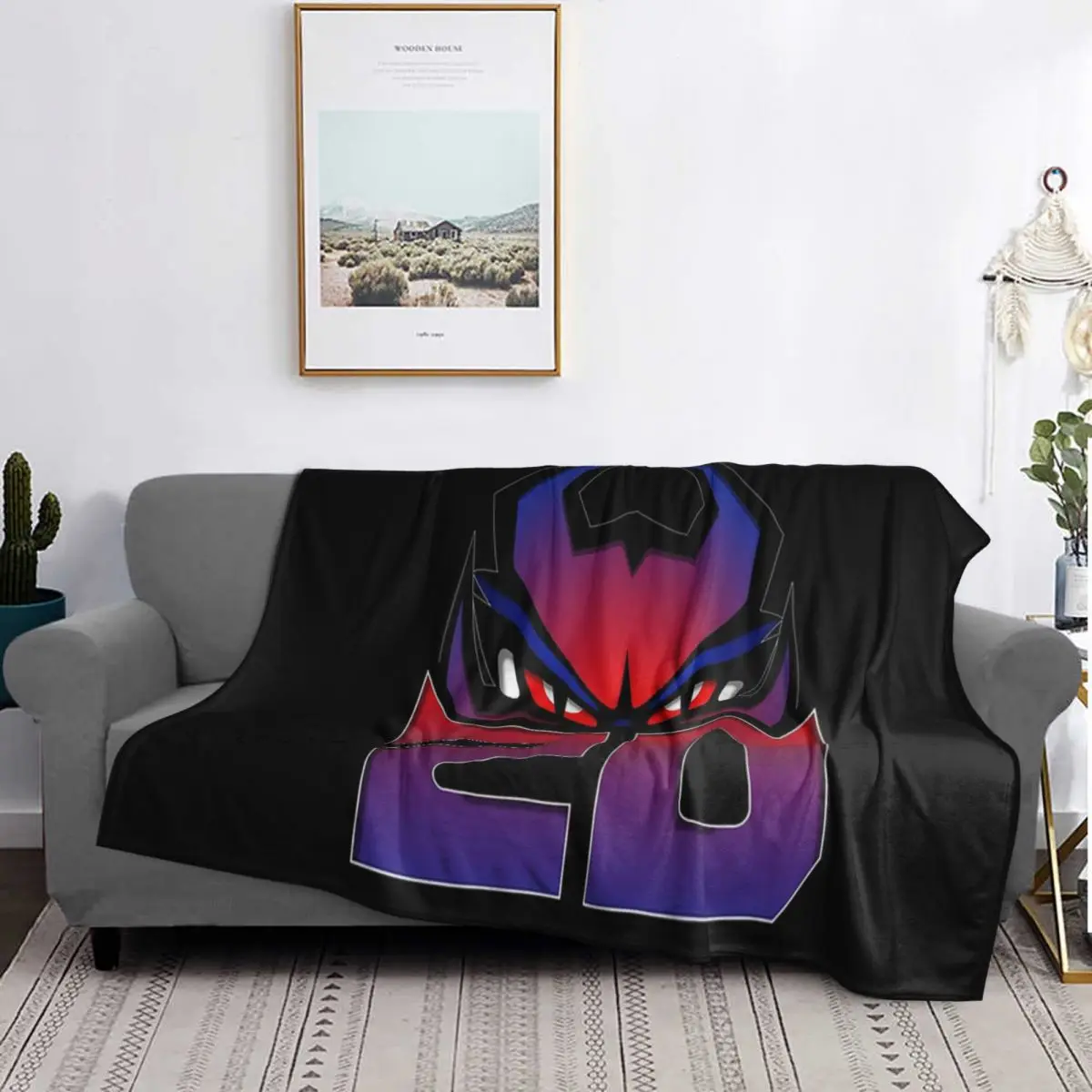 Fabio Quartararo El Diablo Number 20 Blanket Soft Warm Flannel Throw Blanket Plush for Bed Living room Picnic Travel Home Couch