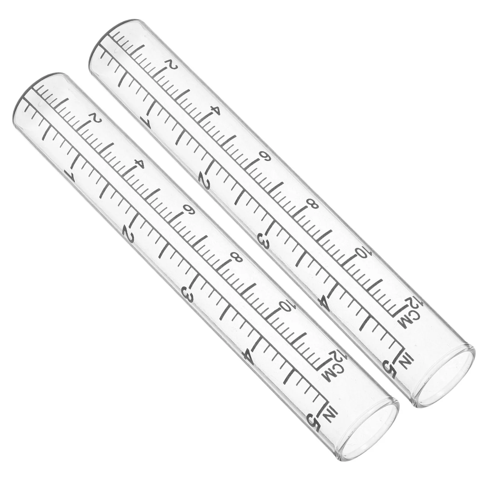 

2Pcs Rain Measure Gauge Replacement Parts Elegant Visual Clarity for Garden Patio Farms Schools Rain Measure Gauge for Yard
