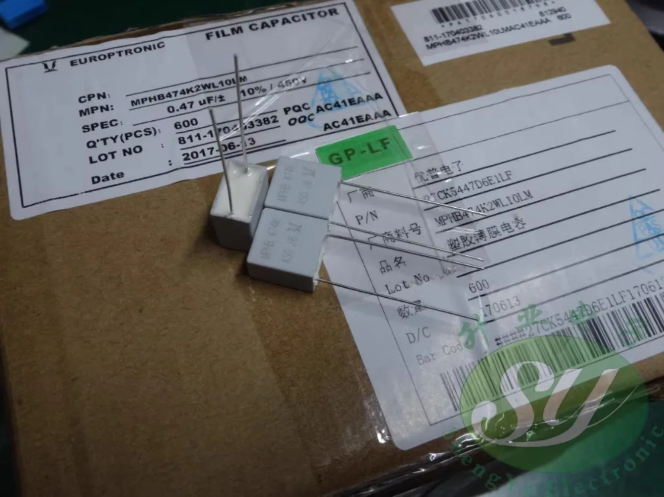 

20PCS EUROPTRONIC 0.47uf/450v 470nf u47 474 New film capacitor 10MM