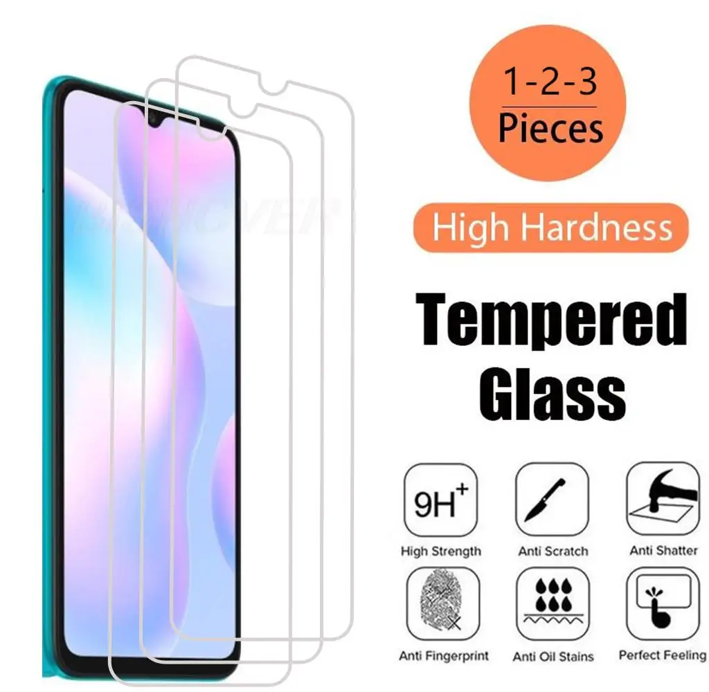 

For Xiaomi Redmi 9A 6.53" M2006C3LG HD Tempered Glass Protective On ON 9AT 9C NFC 9i Phone Screen Protector Film Cover