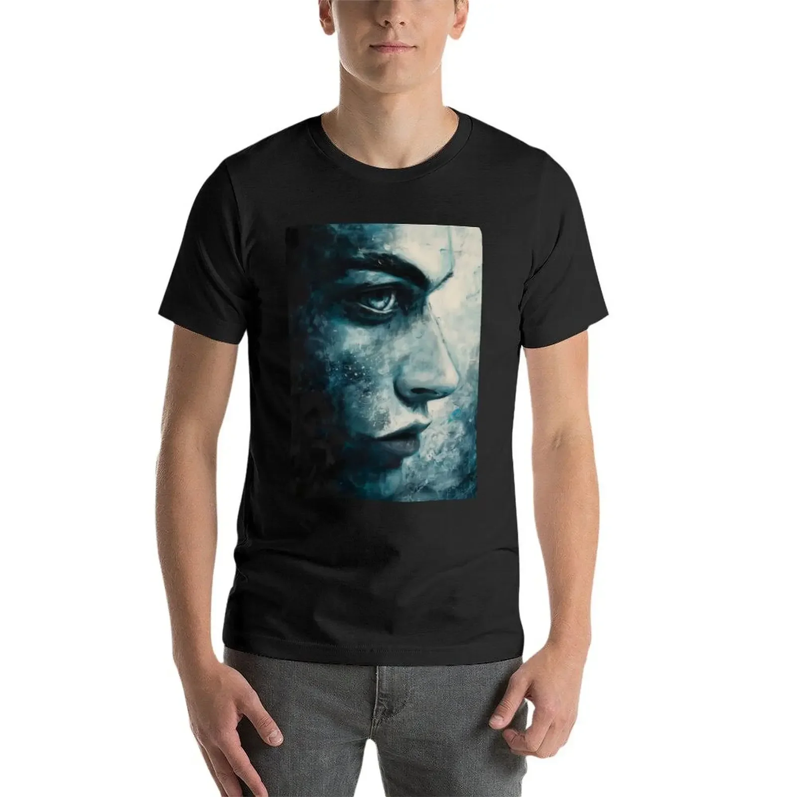 the clear look T-Shirt cotton man t-shirts T-shirts oversize vintage clothes mens graphic t-shirts pack